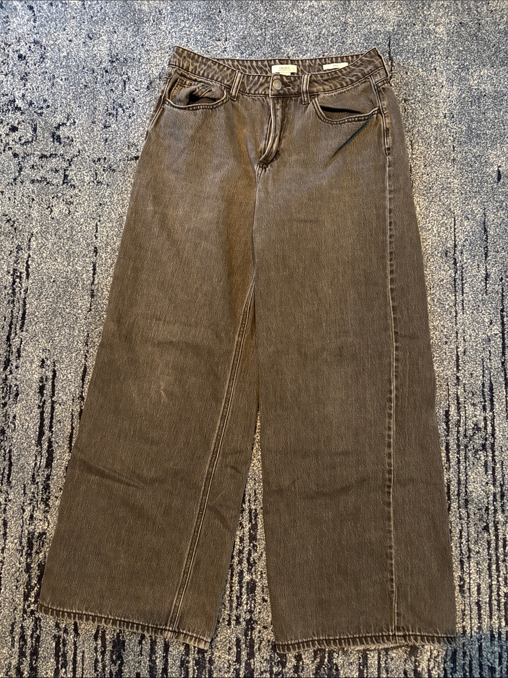 Forever 21 Baggy Jeans - Black Wash